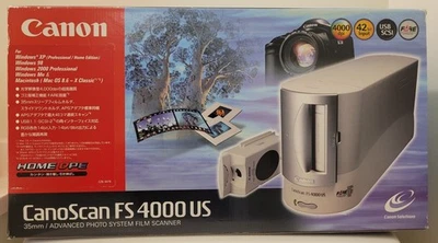 Canon CanoScan FS4000US Film & Slide Scanner - ALL 3 HOLDERS! Great Condition! - Image 1 of 4