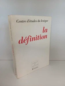 LA définition | Collectif Centre D'études Du Lexique | Bon état - Picture 1 of 1