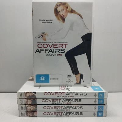 Covert Affairs The Complete Series Seasons 1 - 5 DVD Free Post - image 1 of 4