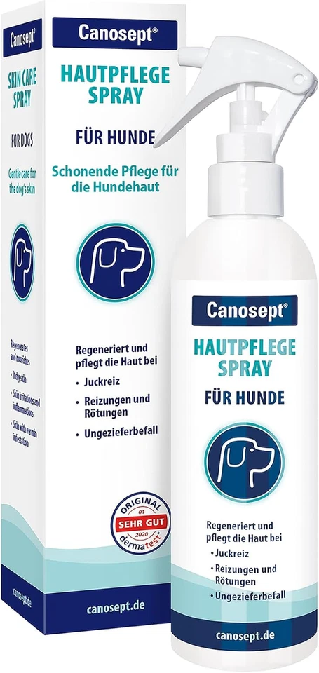 Canosept Hautpflegespray Für Hunde 250 Ml Regeneriert Und Pflegt Die Haut Nat