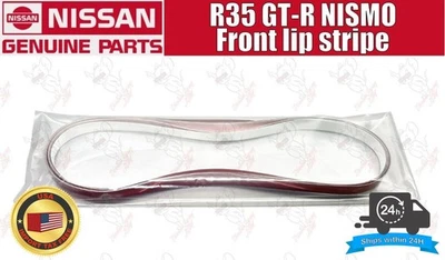 Nissan OEM Accent Front Lip Stripe For R35 GT-R Nismo 2015-2016 Genuine - Image 1 of 4