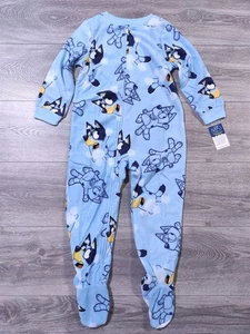 Bluey Pijama Niños 4T Niño Pequeño Niños Niñas Manta Dormir Cremallera Completa Pijamas Regalo - Imagen 1 de 6