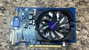 Gigabyte Nvidia GeForce GT420 2GB DDR3 PCIe Video Grafikkarte GV-N420-2GI - Bild 1 von 5
