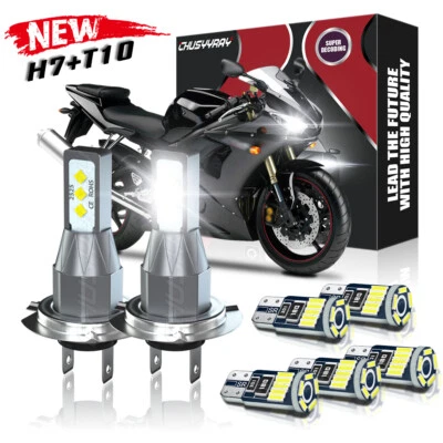 For Yamaha YZF R3 LED Set Headlight Pilot Park Light 2014 2015 2016 2017 2018 - Image 1 of 4