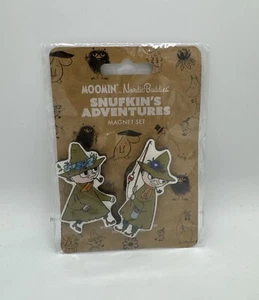 Moomin Nordic Buddies Snurfkin’s Adventures Magnet 2 Set: New In Package - Picture 1 of 2