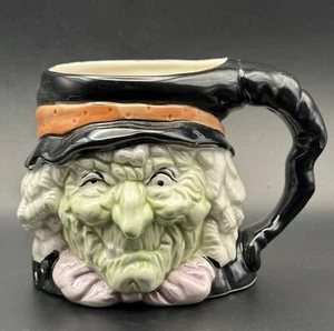 Fitz & Floyd 1988 Halloween Witch Face Novelty Mug - Picture 1 of 6