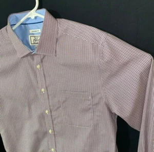 Jos. A. Bank sz Large 1905 Mens Long Sleeve Button Up Front Dress Shirt 16.5 34 - Picture 1 of 8