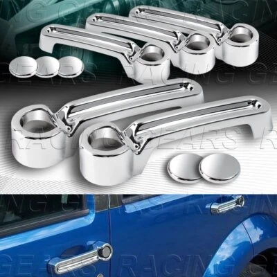 ESPEJO CROMO MANIJA PUERTA TAPA TAPAS AJUSTE 06-18 JEEP WRANGLER/08-12 LIBERTY Foto 1 de 3