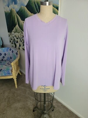 Camiseta Coolibar Manga Larga XL Mujer XL 50+ SPF Protección Púrpura Foto 1 de 4