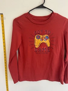 Dip Brand Long Sleeve Gaming T-Shirt Organic Cotton Size 12/14 - Picture 1 of 4