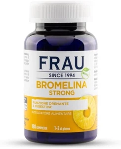 FRAU Bromelina Strong 180 Compresse 1000 mg | Integratore Drenante Digestione - Foto 1 di 6