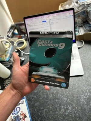 Fast & Furious 9 (Steelbook) (4K Ultra-HD + Blu-ray)  - Damaged - See Pics - Image 1 of 3