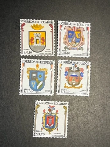 Ecuador stamp C355-359 MH Cover