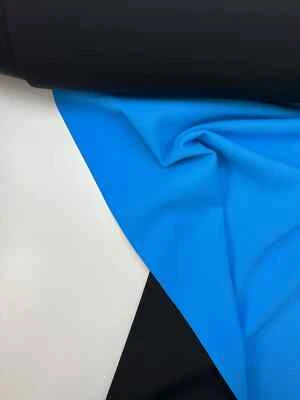 Tecido para roupas esportivas, cor tons lisos de azul, disponível 5m - Imagem 1 de 3