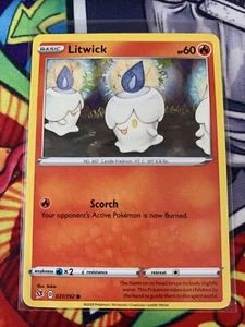 Litwick 031/192 Pokemon TCG Rebel Clash Common Fire M/NM FREE SHIPPING - Picture 1 of 1