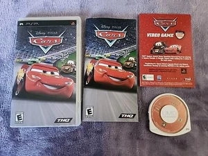Disney Pixar Cars (Sony PSP, 2006) Playstation Portable COMPLETE Manual Tested - Picture 1 of 5