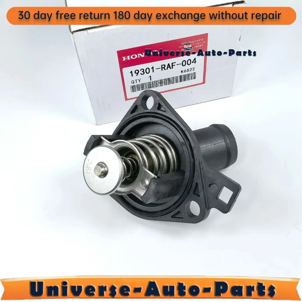 Conjunto de cubierta de termostato OEM 19301-RAF-004 para 06-15 Honda Civic Si CR-V Acura Foto 1 de 4