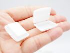 Miniature White Plastic Box Food and Bakery Container Shop Decoration dollhouse