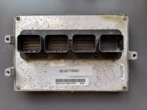 FREE PROGRAMMING 2009 Jeep Wrangler 3.8L MT ECU ECM PCM 05187776AD 05150468AA - Picture 1 of 2