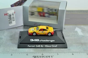 Herpa 181303 Ferrari 348 tb Challenge Racing Car 1:87 Scale HO - Picture 1 of 3