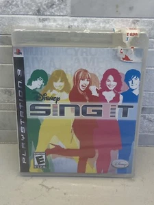 NEW Disney Sing It Sony PlayStation 3 2008 PS3 GAME FACTORY SEALED KARAOKE NEW - Picture 1 of 3