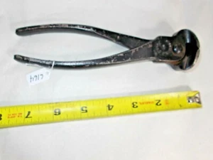 Vintage Kraeuter 1850-7 Nippers 7" Long Wire Cutters, Opens to 1/2", USA - Picture 1 of 7
