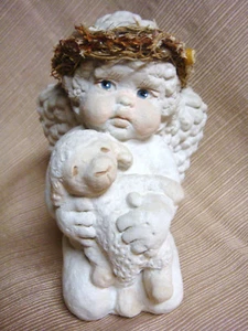 CHERUB & LAMB Retired DREAMSICLES by KRISTIN - Picture 1 of 6