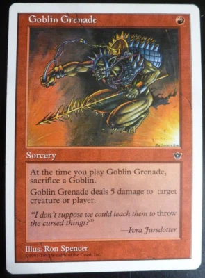 Magic The Gathering Goblin Grenade Anthologies LP/NM inv2 - Image 1 of 2