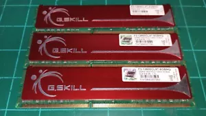 G Skill F3-12800CL9T-6GBNQ (3x2GB) DDR3 1600MHz (PC3-12800) RED KIT - Working - Picture 1 of 2