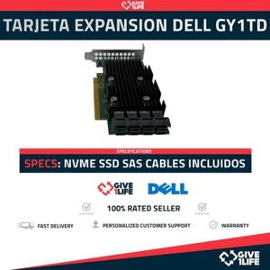 DELL GY1TD EXPANSION CARD NVMe SSD PCIe v3.1 WITH CABLES INCLUDED PN:K9TVP - Picture 1 of 6