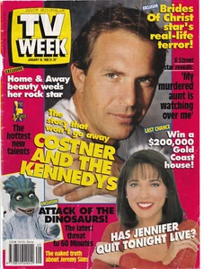 Oliver Stone interview re Kevin Costner - TV Week - 8 Feb 1992 - 3 pages + cover - Picture 1 of 1