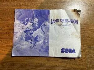 Land Of Illusion Sega Master System - Manual Only - Picture 1 of 2
