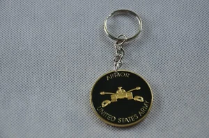 US ARMY ARMOR Challenge Coin - PORTACHIAVI NUOVO - Il venditore è un veterano di combattimento. - Foto 1 di 3