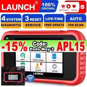 LAUNCH CRP123E Car OBD2 Scanner Diagnostic Scan Tool ABS SRS Engine Code Reader - Picture 1 of 19