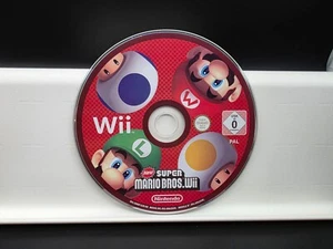New Super Mario Bros Wii Nintendo Wii solo CD solo disco - Imagen 1 de 2