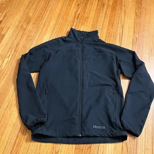 Marmot Jacket Mens Medium Black Lightweight Performance Coat - Picture 1 of 12