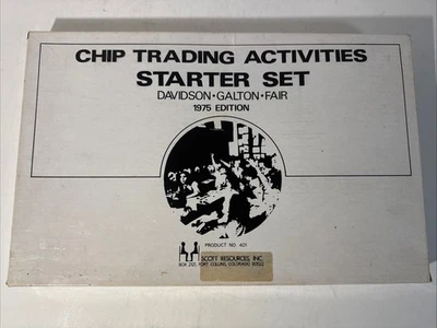 Vintage 1975 Chip Trading Activity Starter Set Educational Game Scott Resources - Image 1 of 4