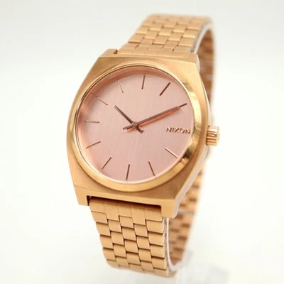 Nixon Time Teller Rose Gold Tone Stainless Steel Watch 38mm with New Battery - Image 1 of 4
