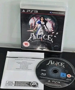 Alice : Madness Returns - Sony PlayStation 3 PS3 Game PAL With Manual - Picture 1 of 5