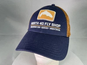 Simms Trucha Icono Camionero Gorra Snap Back The North 40 Fly Shop WA MT ID Pez - Imagen 1 de 18