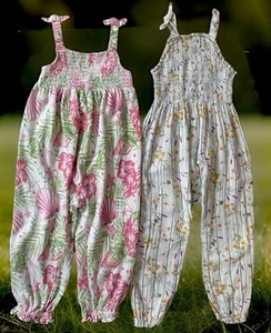 Girls GEORGE Bundle 2x Playsuits/jumpsuits Age 3-4 Years 💚I COMBINE P&P - Picture 1 of 7