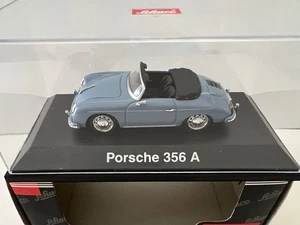 Schuco 1:43 Scale Model 1956 Porsche 356 A Speedster Meissen Blue #02562 - Picture 1 of 18