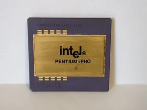 Intel Pentium Pro 200MHz SL22T KB80521EX200 Socket 8 CPU Gold 1 - Photo 1/3