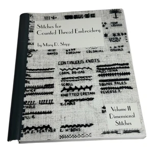 Stitches for Counted Thread Embroidery Volume ll Dimensional Stitches Mary Shipp - Picture 1 of 3
