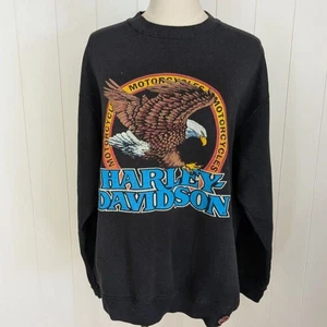 Vintage 1991 Harley Davidson Palm Springs Sweatshirt mit Rundhalsausschnitt - Large - Bild 1 von 7