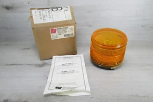 FEDERAL SIGNAL 141-120A Warning Light: Amber, Strobe Tube, 120V AC ELECTRAFLASH - Picture 1 of 10