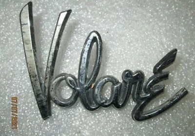 1976, 1977, 1978, 1979, 1980 PLYMOUTH VOLARE FENDER EMBLEM BADGE ORIGINAL OEM  - Image 1 of 3