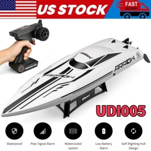 UDIRC RC Boat Brushless 30+MPH Electric Racing Boat UDI005 Hobby RTR Adults Kids - Picture 1 of 15