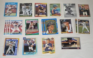 Craig Biggio Card Lot (20) RC Topps Donruss Score Pinnacle Fleer Leaf Astros - Picture 1 of 7