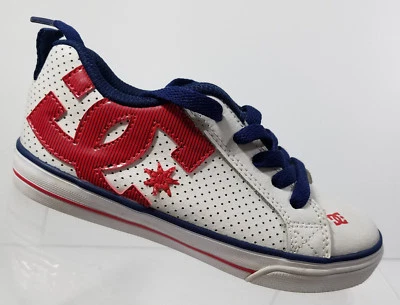 Court Graffix Niños DC Zapatos Tenis Monopatín Blanco Talla 12 Foto 1 de 4